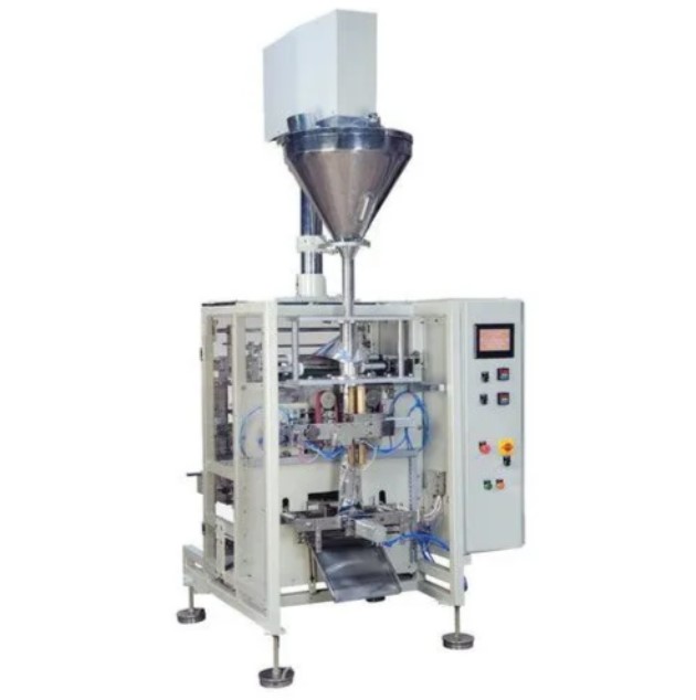 Automatic Spice Powder Pouch Packing Machine | Auger Filler VFFS for Turmeric, Chilli, Coriander, Garam Masala & Haldi | PLC Servo Control ±1% Accuracy 30-60 Pouches/Min SS304